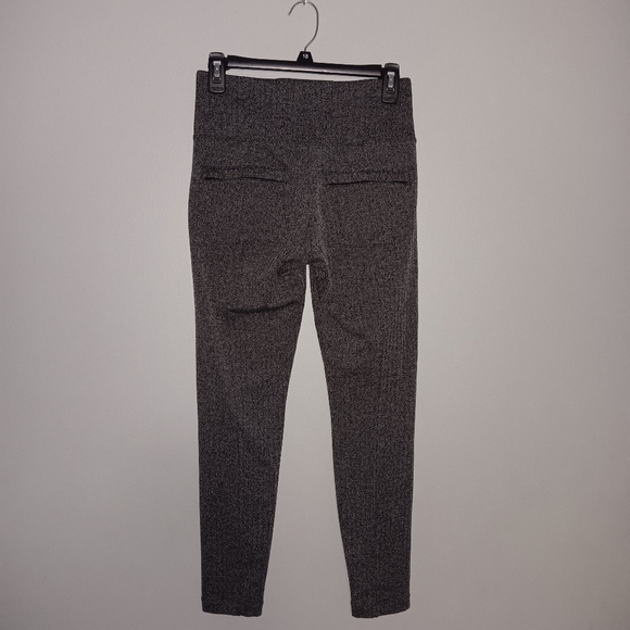 Athleta women's delancey herringbone tight leggings size S gray - Picture 3 of 7